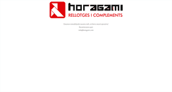 Desktop Screenshot of horagami.com